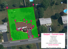 Step 2 - Meanwhile, we will measure the square footage using the address you provided with our fancy software! We will round up to the nearest hundred foot square foot measurement. (i.e 15485 would be billed for 15,500) Step 2 - Meanwhile, we will measure the square footage using the address you provided with our fancy software! We will round up to the nearest hundred foot square foot measurement. (i.e 15485 would be billed for 15,500)